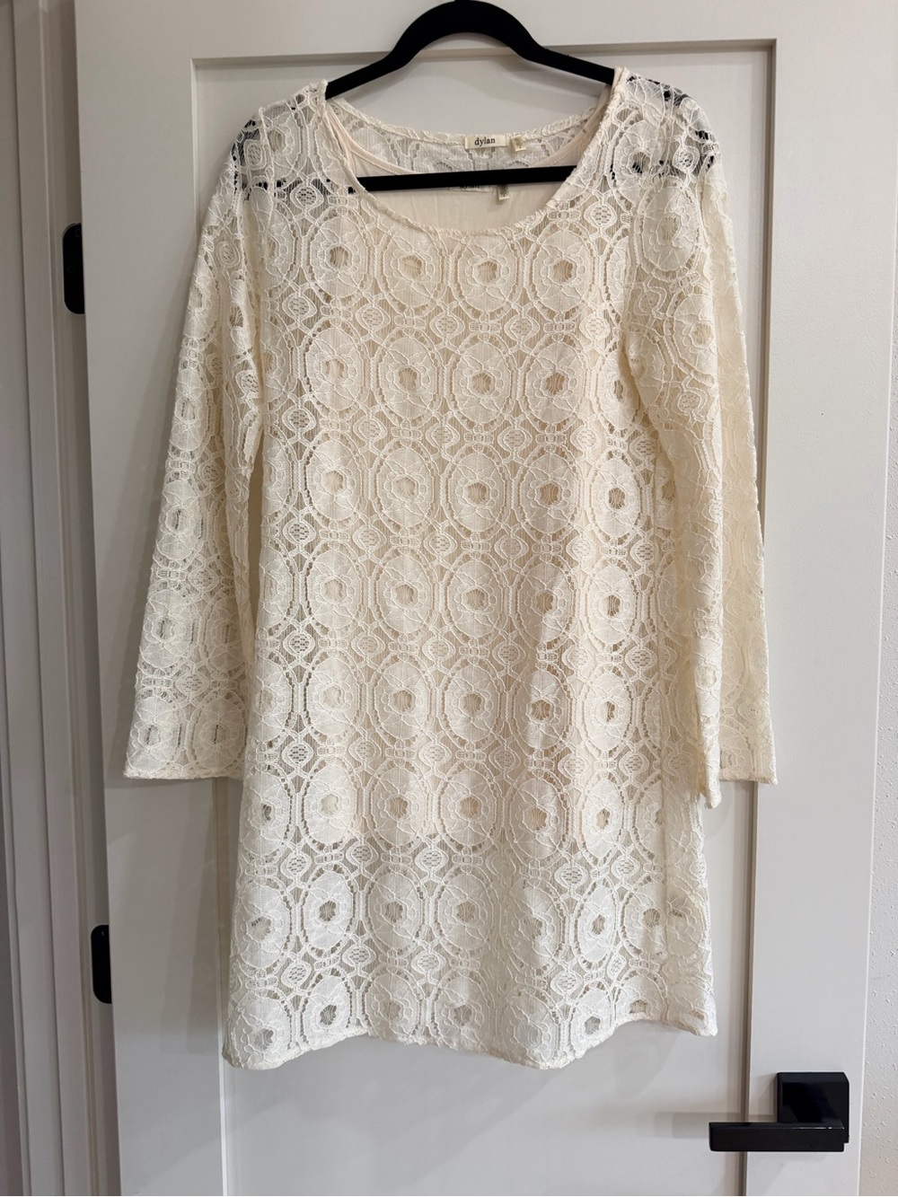 Dylan Women's Cream Lace Shift Dress